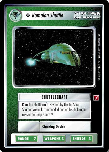 ❖ Romulan Shuttle