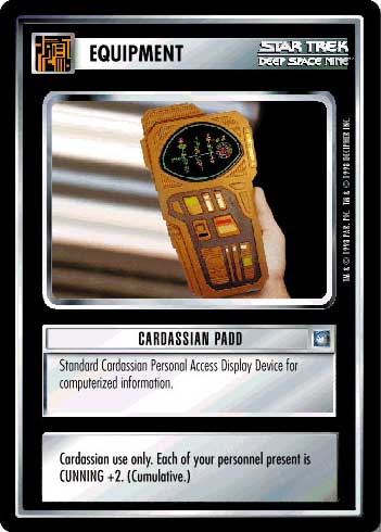 Cardassian PADD