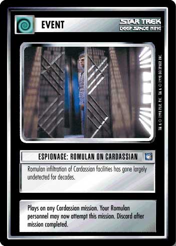 Espionage: Romulan on Cardassian