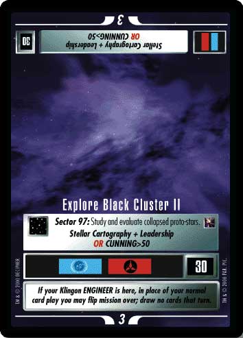 Explore Black Cluster II (reverse)