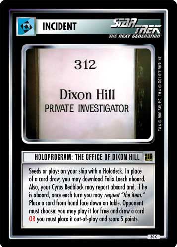 Holoprogram: The Office of Dixon Hill