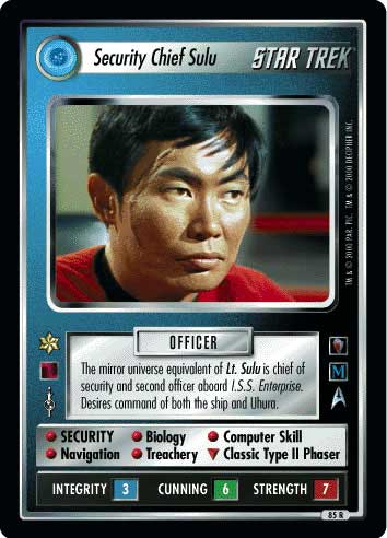 Security Chief Sulu