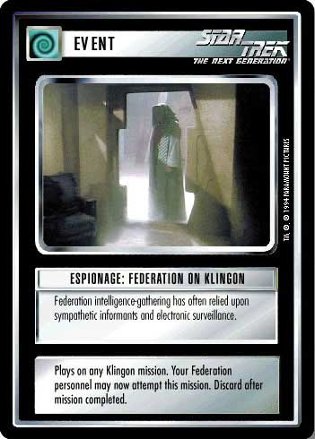 Espionage: Federation on Klingon