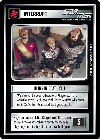 Klingon Death Yell