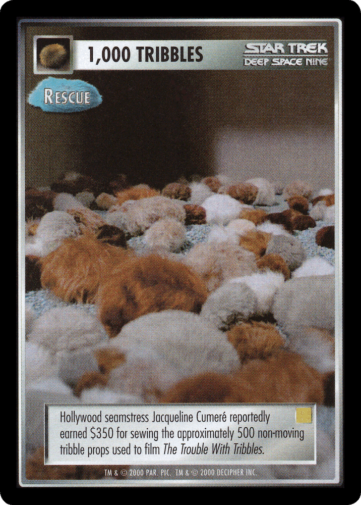 1,000 Tribbles – Rescue (yellow)