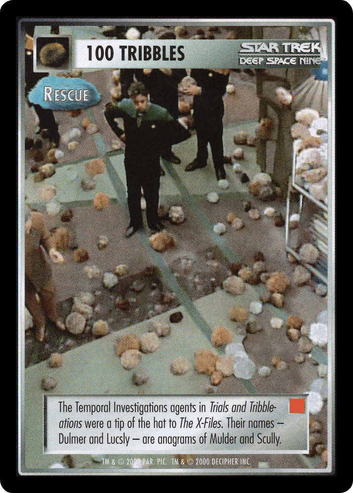100 Tribbles – Rescue (red)