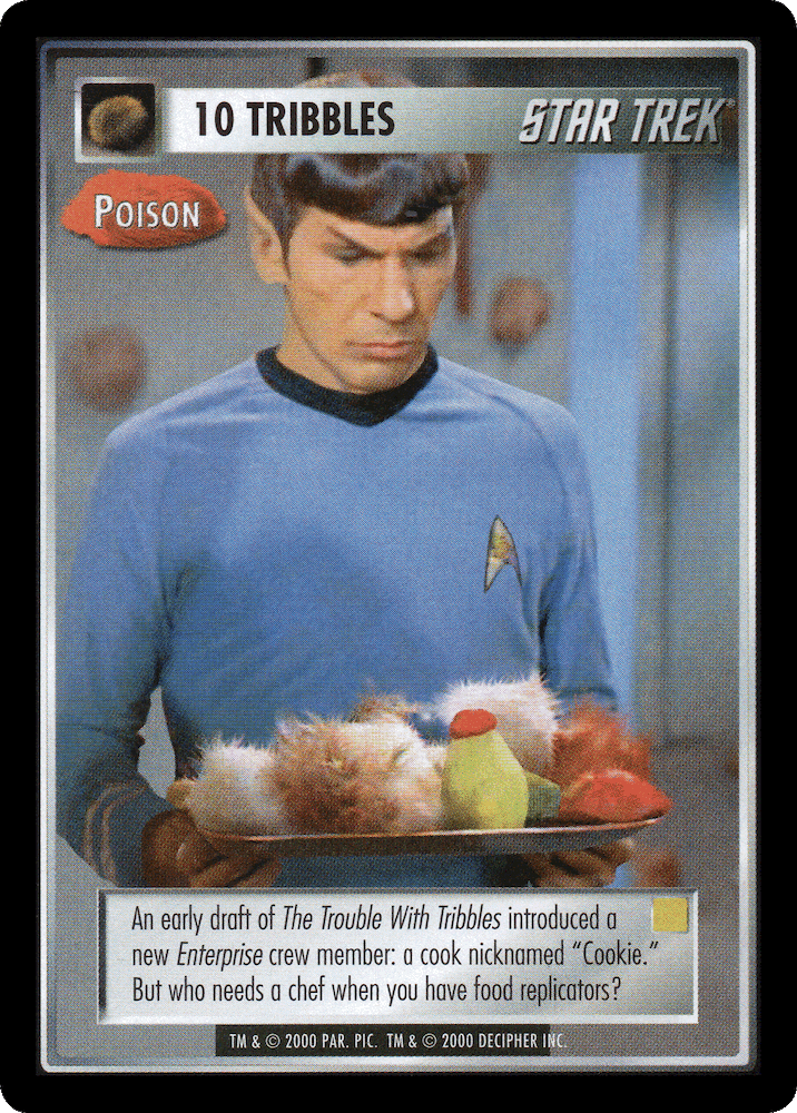 10 Tribbles – Poison (yellow)