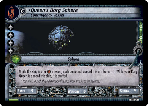 •Queen's Borg Sphere, Contingency Vessel