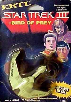 ERTL Star Trek III Ship - Klingon Bird of Prey version 2