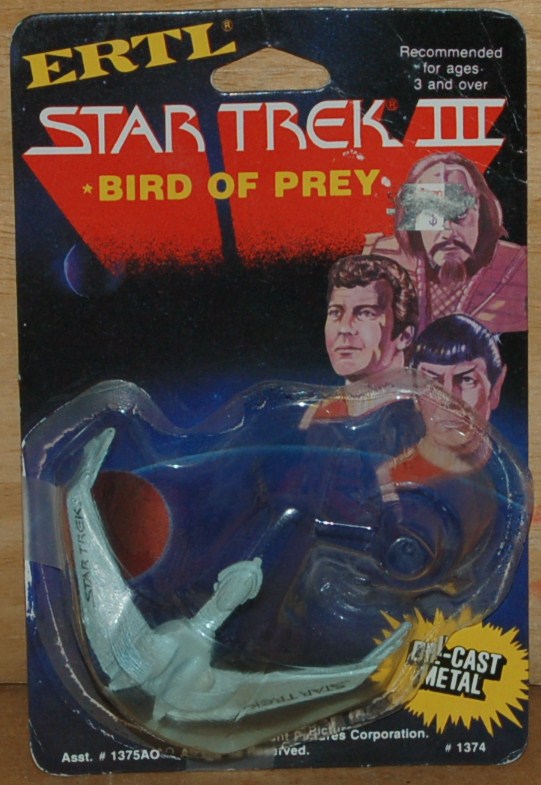 ERTL Star Trek III Ship - Klingon Bird of Prey version 1