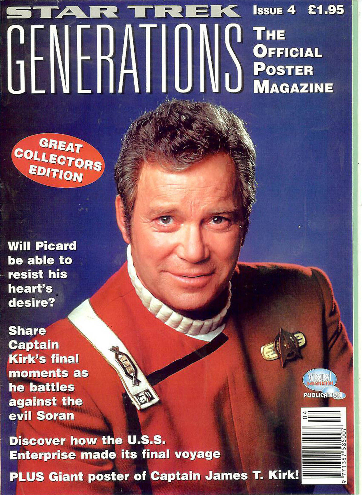 Star Trek Generations Poster Magazine #4