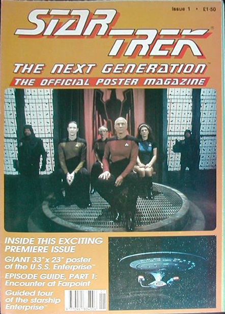 Star Trek: The Next Generation Poster Magazine #1