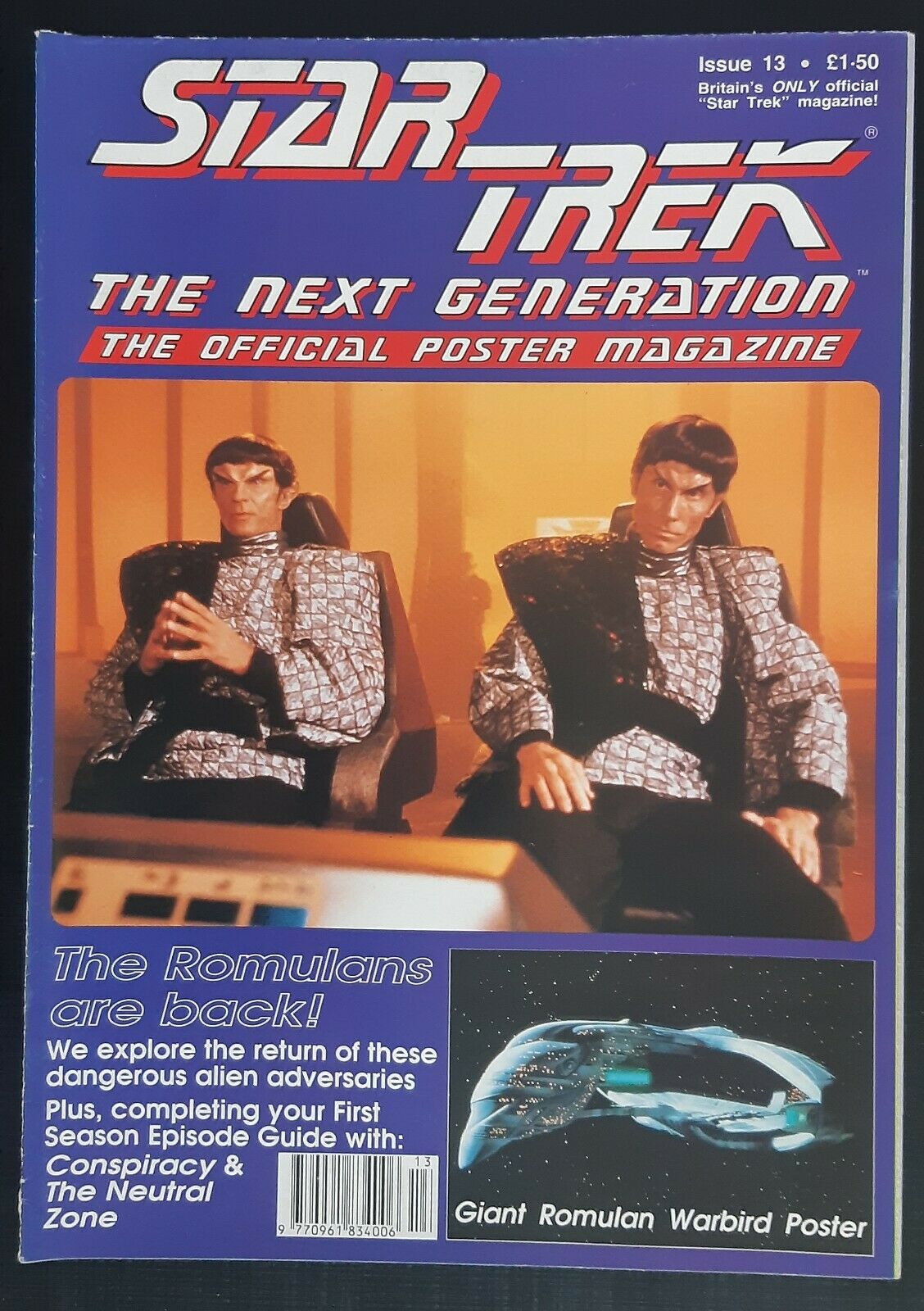 Star Trek: The Next Generation Poster Magazine #13