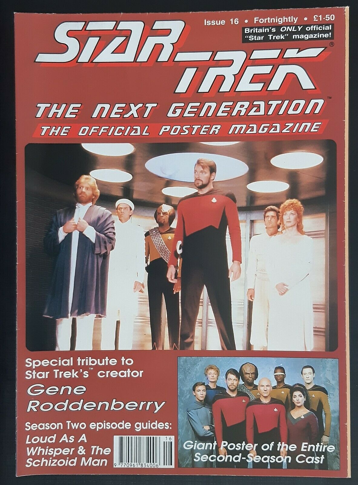 Star Trek: The Next Generation Poster Magazine #16