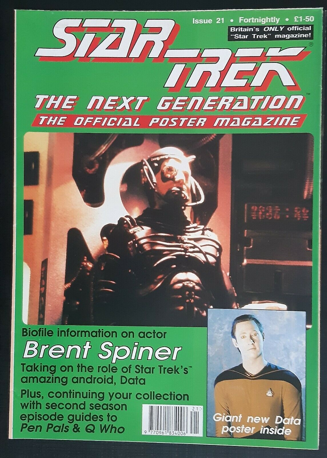 Star Trek: The Next Generation Poster Magazine #21