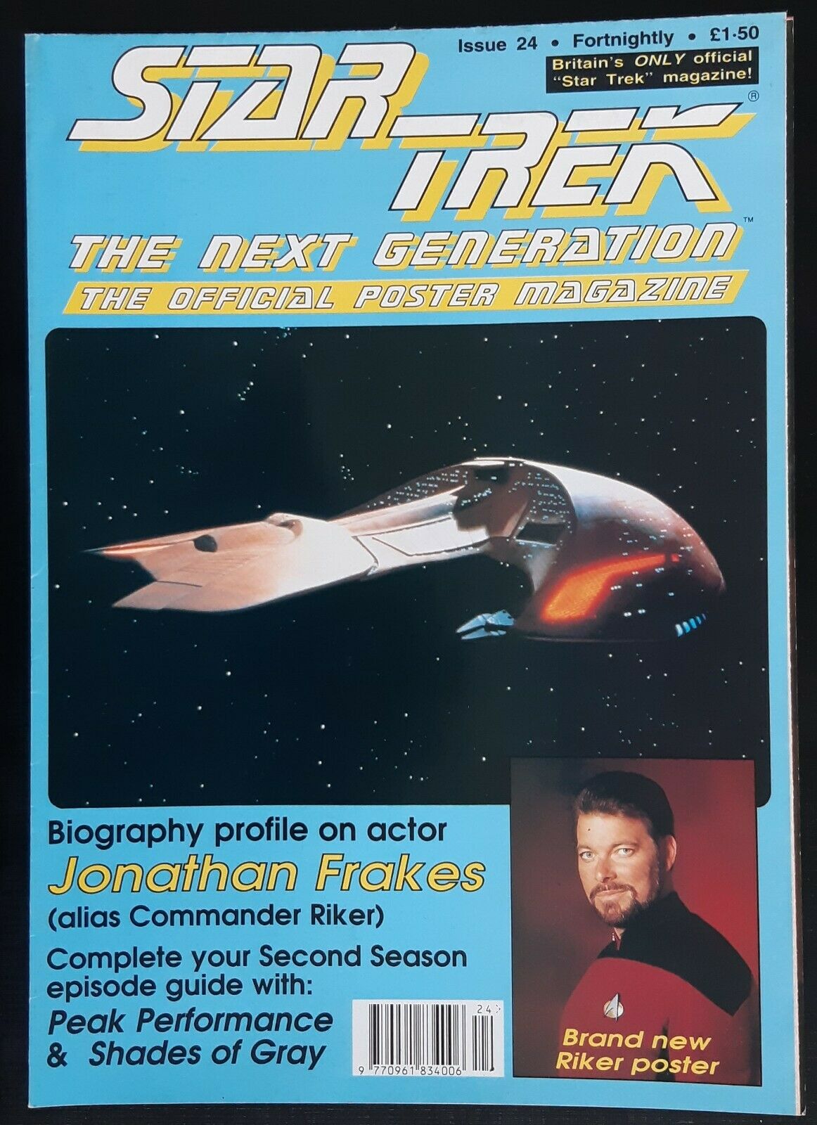 Star Trek: The Next Generation Poster Magazine #24