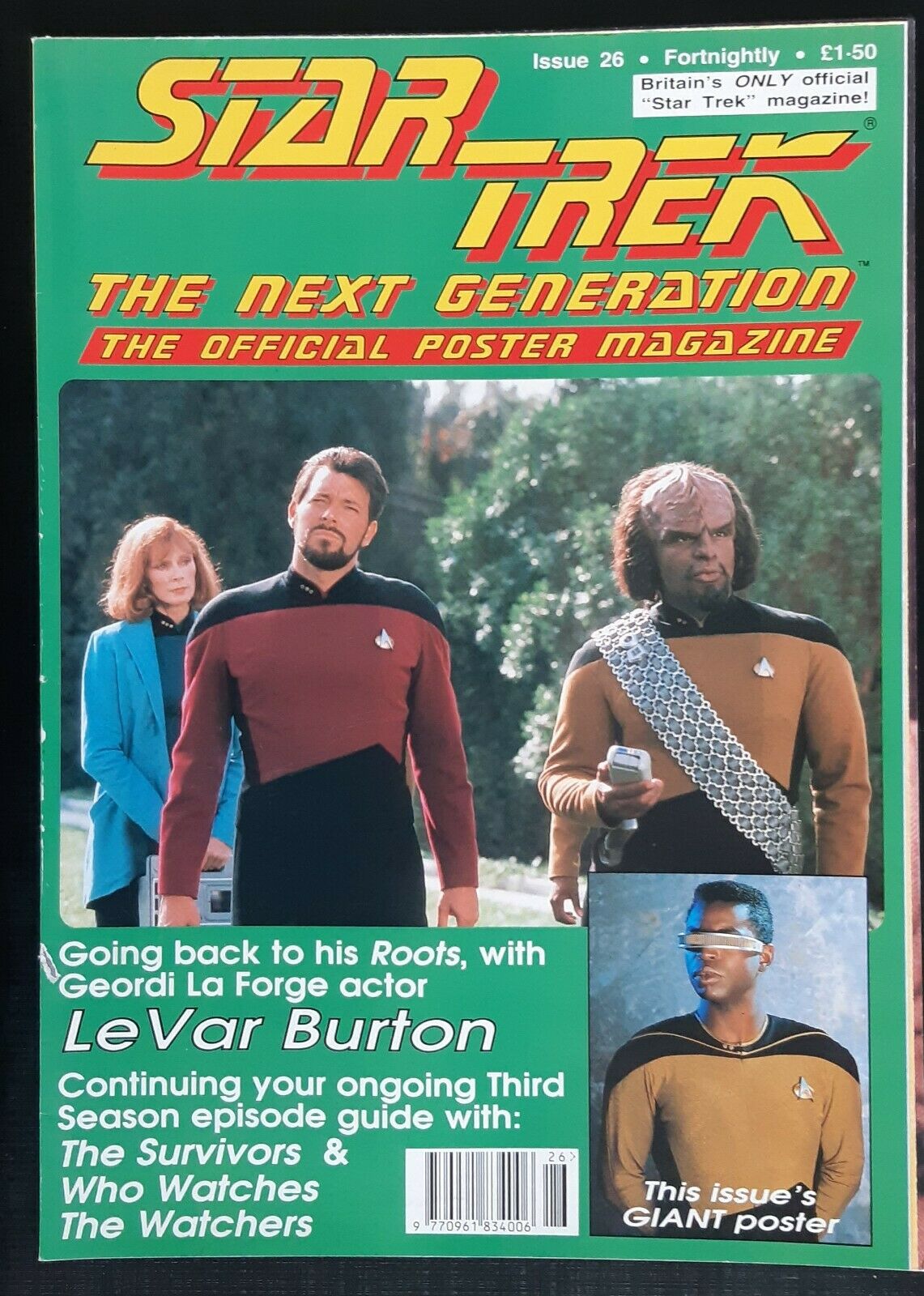 Star Trek: The Next Generation Poster Magazine #26