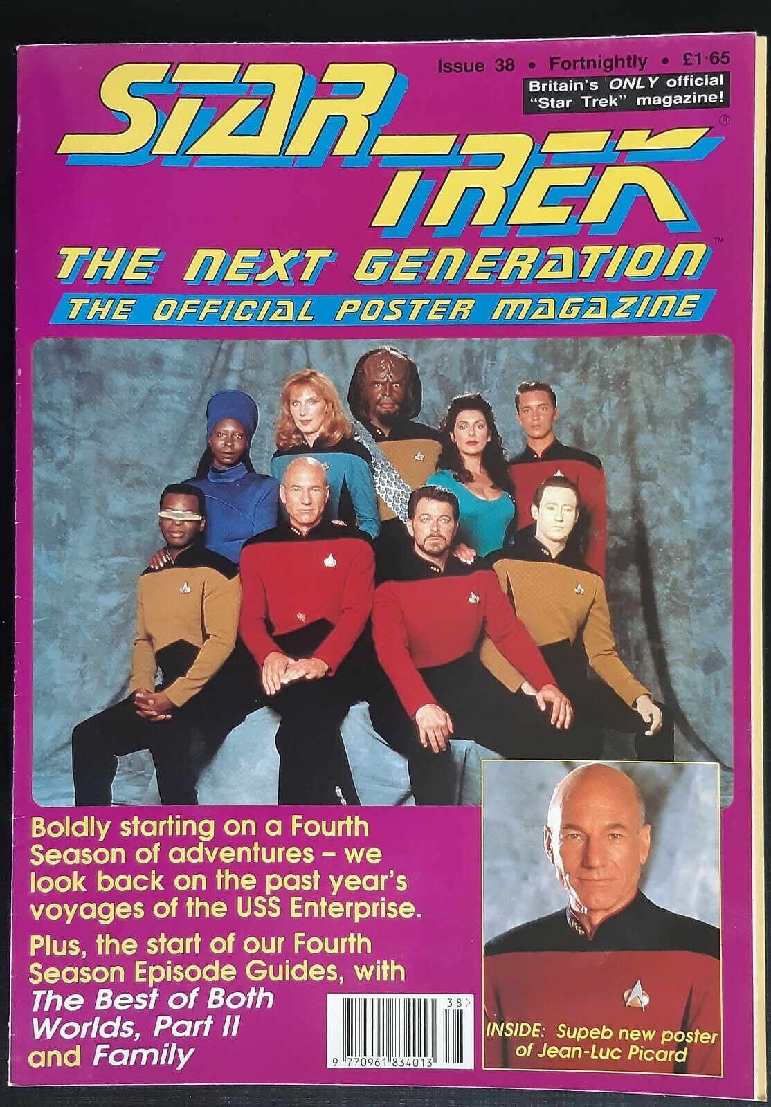 Star Trek: The Next Generation Poster Magazine #38