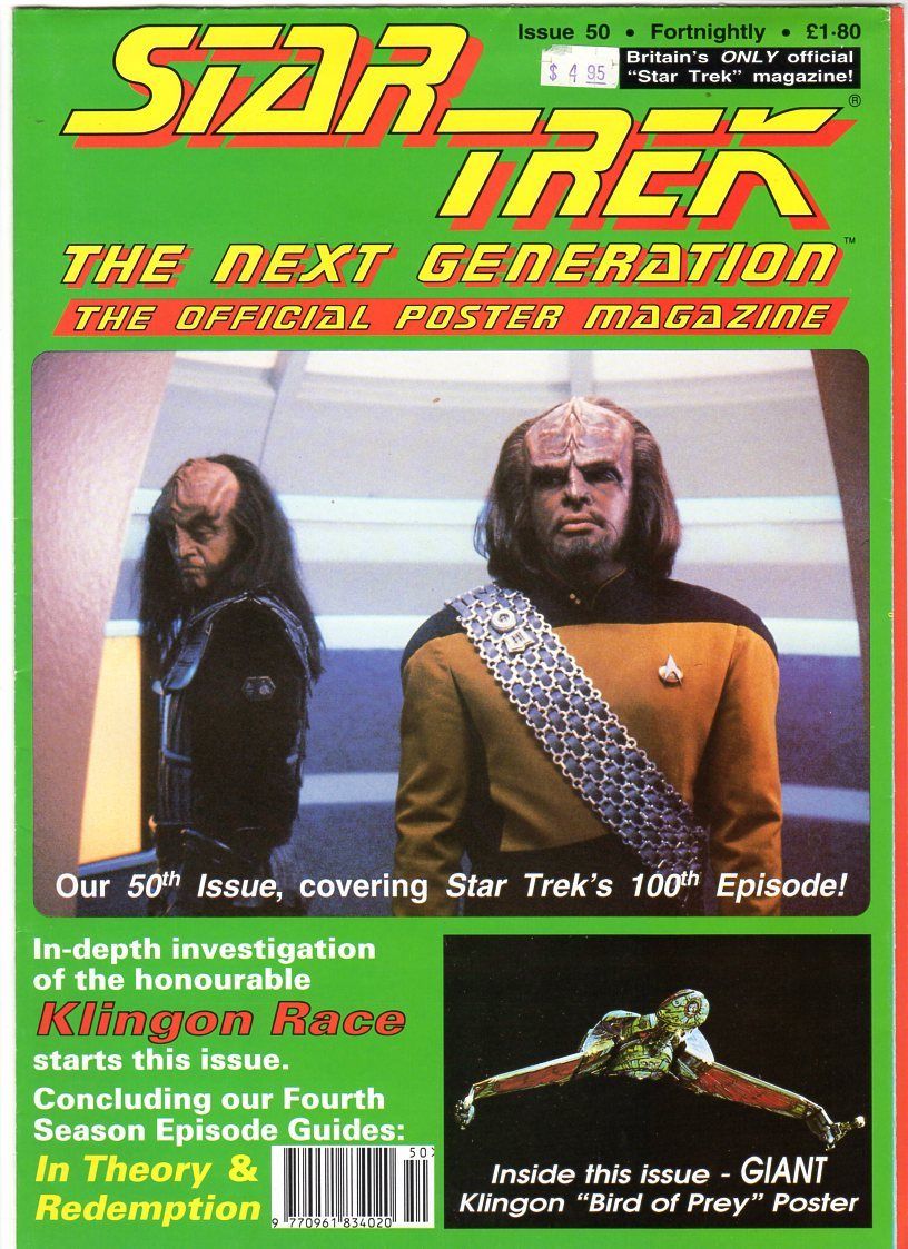 Star Trek: The Next Generation Poster Magazine #50