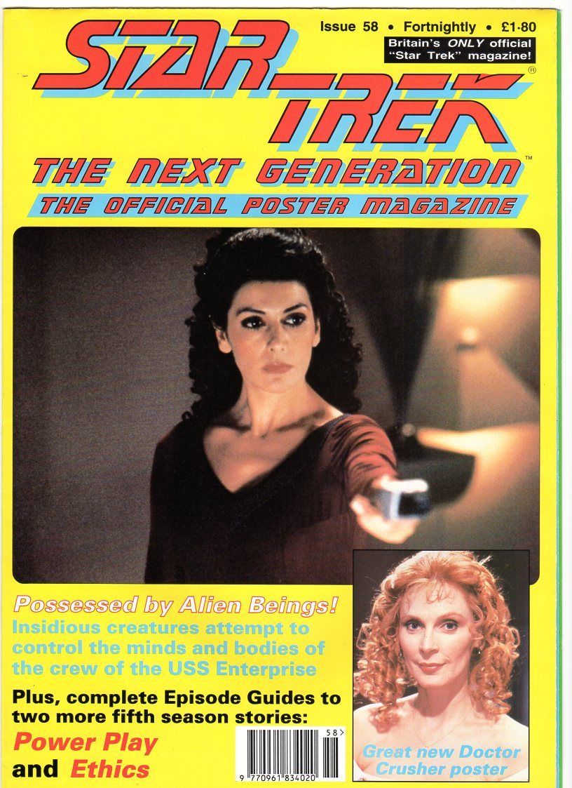 Star Trek: The Next Generation Poster Magazine #58