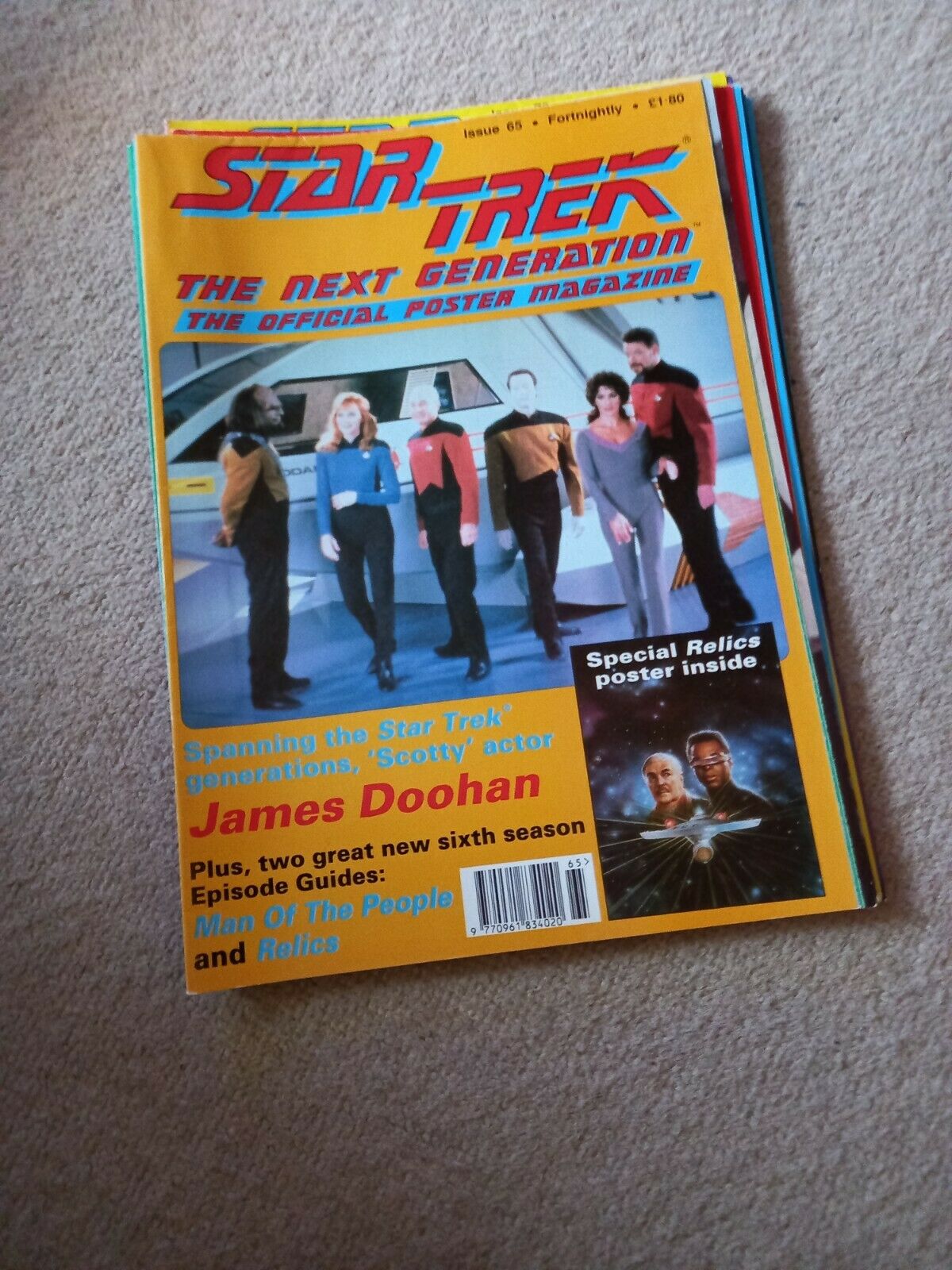 Star Trek: The Next Generation Poster Magazine #65