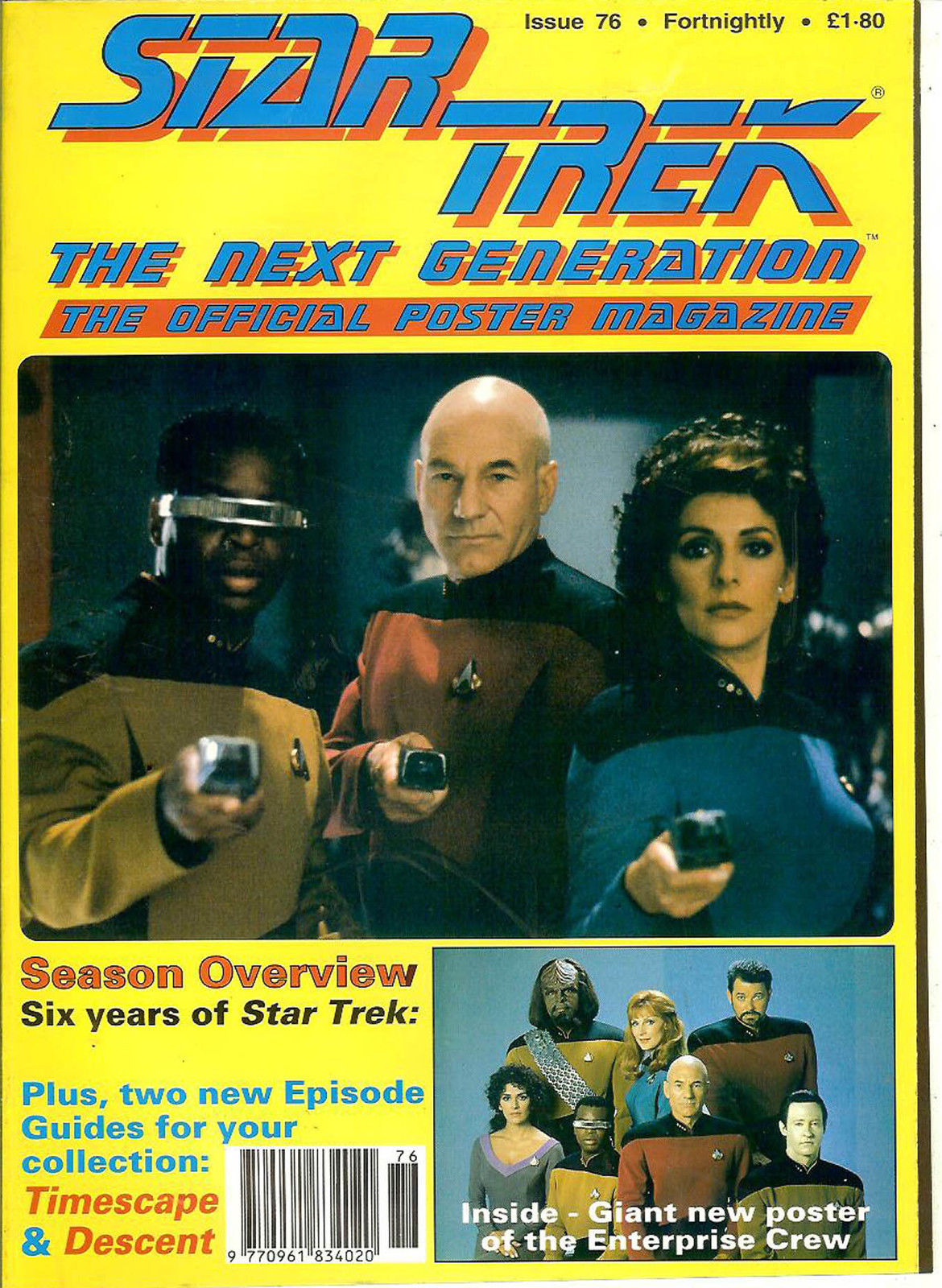 Star Trek: The Next Generation Poster Magazine #76