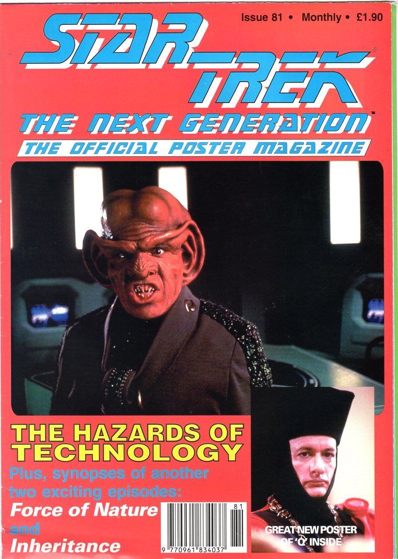 Star Trek: The Next Generation Poster Magazine #81