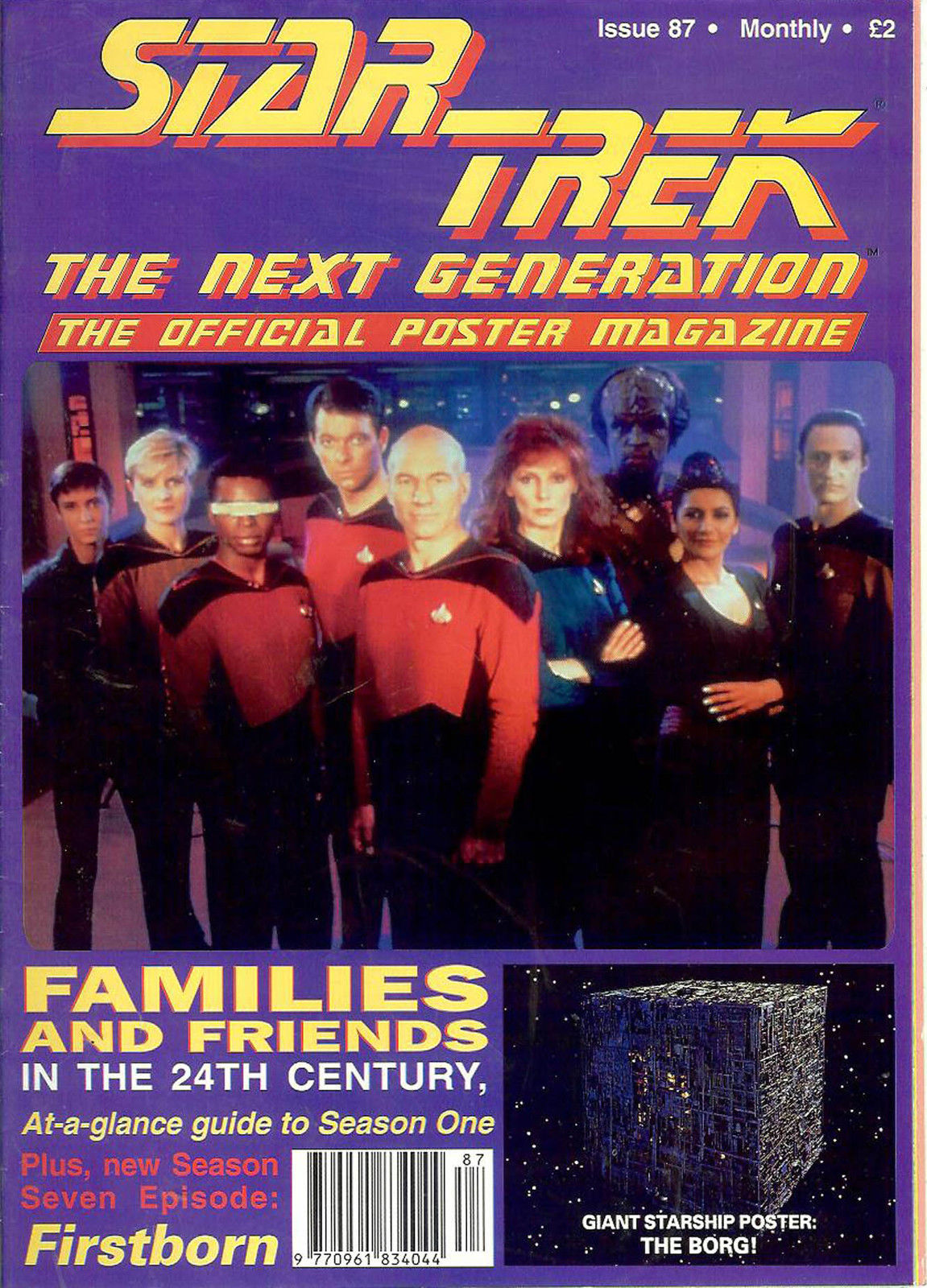 Star Trek: The Next Generation Poster Magazine #87
