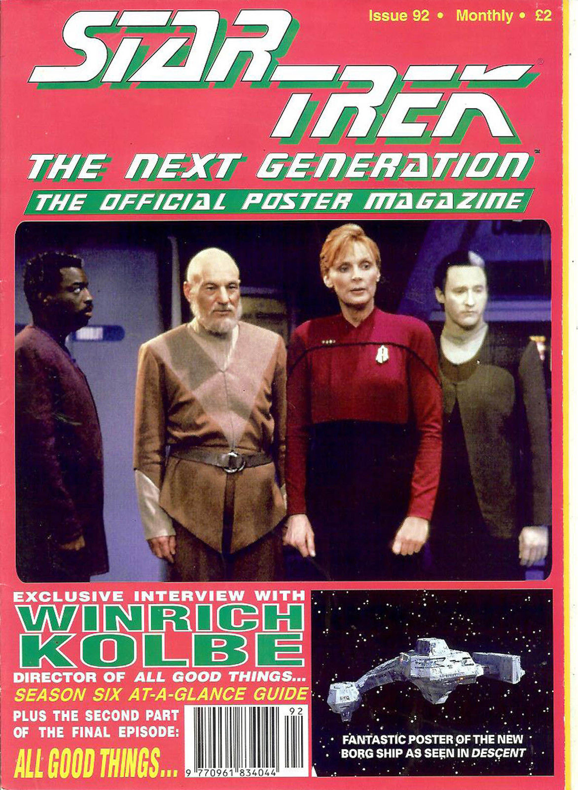 Star Trek: The Next Generation Poster Magazine #92