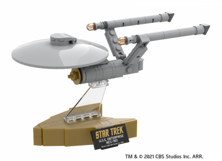 Blue Brixx Star Trek TNG 1701 Small Model