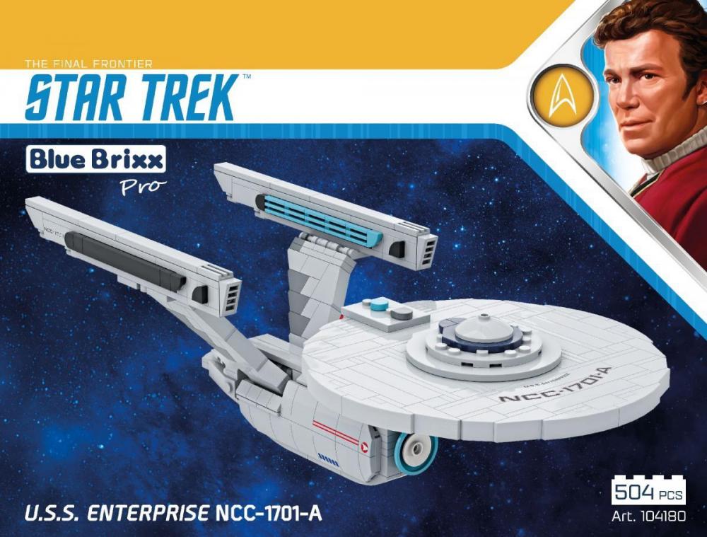 Blue Brixx Star Trek TNG 1701-A Box Medium