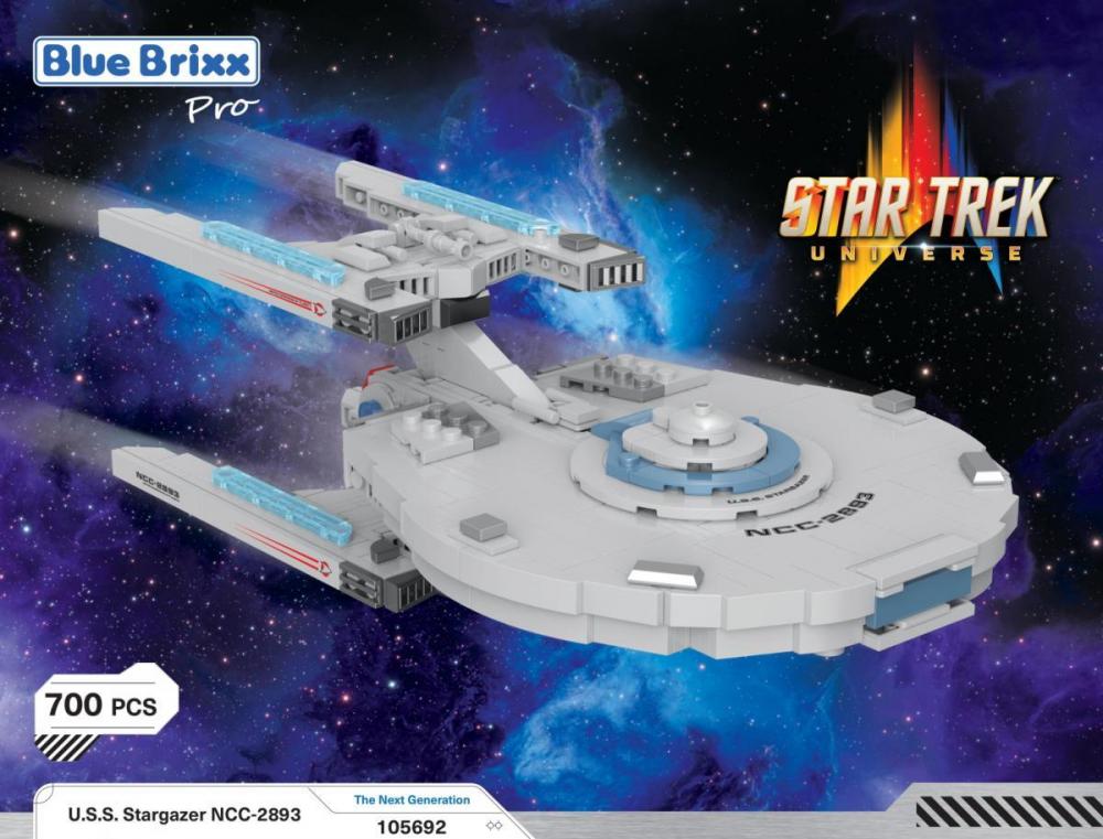 Blue Brixx U.S.S. Stargazer NCC-2893 Medium Box
