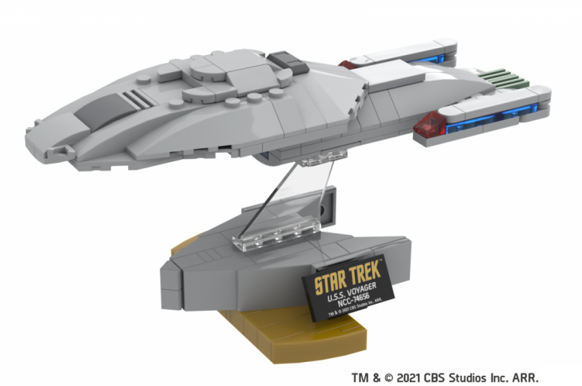 Blue Brixx USS Voyager Small Model
