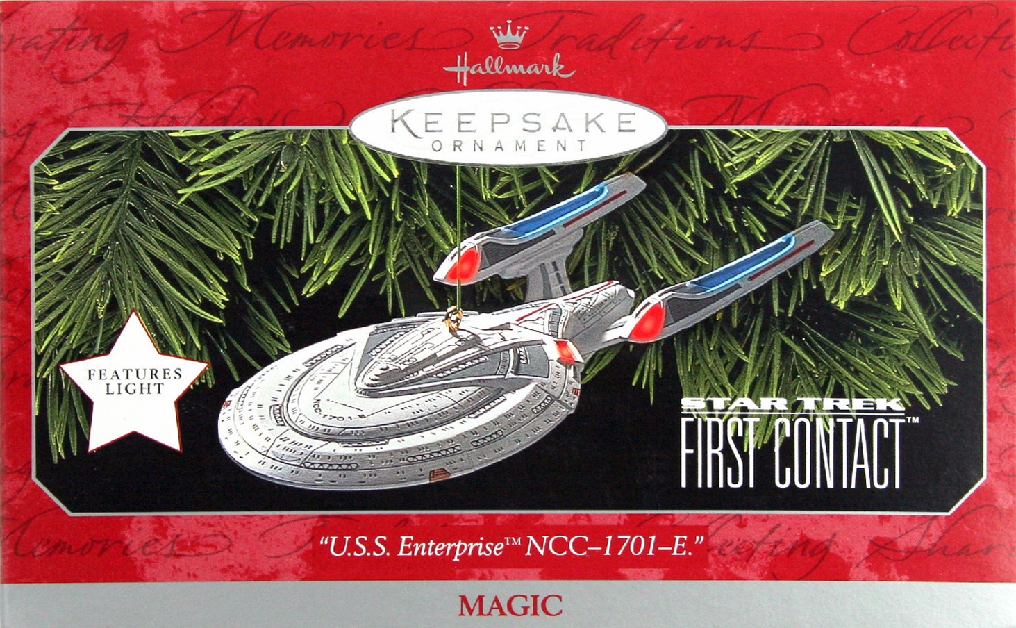Hallmark Keepsake Ornament 1998 - USS Enterprise NCC-1701-E