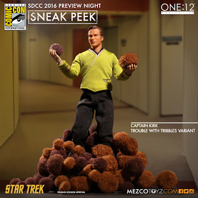 Mezco Figure: Unreleased Kirk with Tribbles