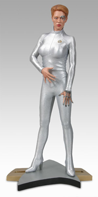 Sideshow Seven of Nine Statue in Silver Outfit