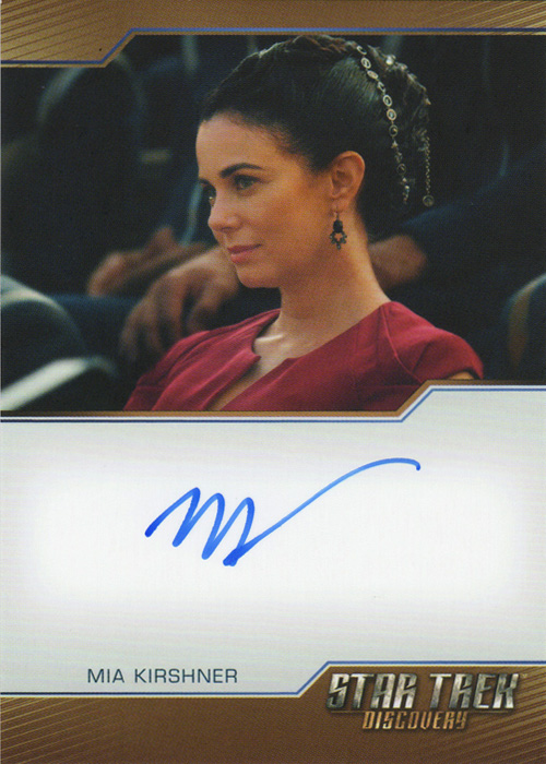 Discovery Season Two Mia Kirshner Bordered Autograph Card