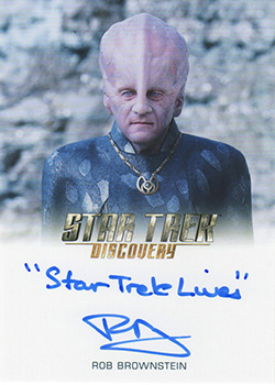 Discovery Season Two Rob Brownstein Full Bleed Autograph Card
