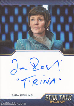 Discovery Season Three Tara Rosling Inscription Autograph Card