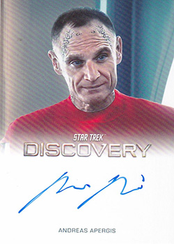 Discovery Season Four Andreas Apergis Full Bleed Autograph Card