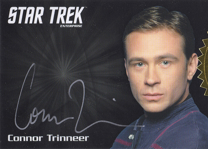 Quotable Enterprise Connor Trinneer Autograph Card