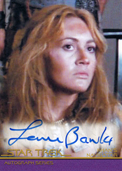 Movie Autograph A139 - Laura Banks as Khan's Navigator