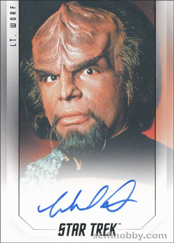 50th Autograph - Michael Dorn as Worf