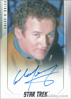50th Autograph - Colm Meaney as Miles O'Brien