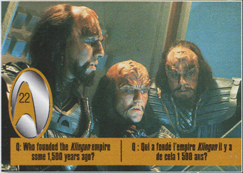 Kelloggs Star Trek 30th Card #22