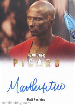Picard Season One A38 Matt Perfetuo Autograph Card