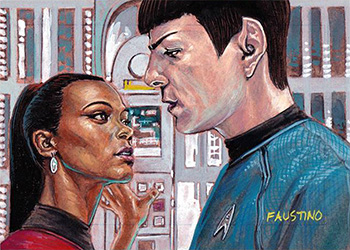 Norman Faustino AR Sketch - Uhura and Spock