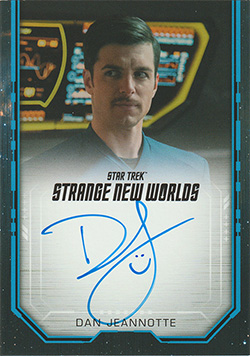 Strange New Worlds Season One Bordered Autograph Card Dan Jeannotte