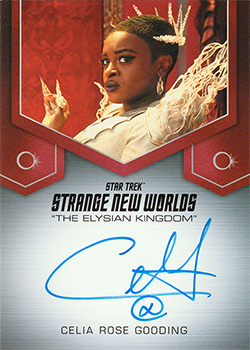 Strange New Worlds Season One Elysian Autograph Card Celia Rose Gooding