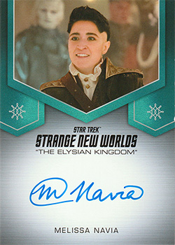 Strange New Worlds Season One Elysian Autograph Card Melissa Navia